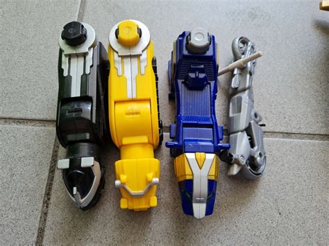 Lot Zords Power Rangers Super Megaforce Megazord Megazord Samoura Ebay