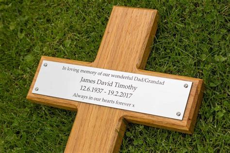 Wooden Memorial Crosses Wooden Crosses Grave Marker Memories