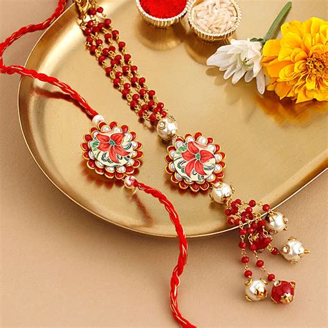 Ethnic Rakhi Buy Send Ethnic Rakhi Online With Free Shipping Fnp