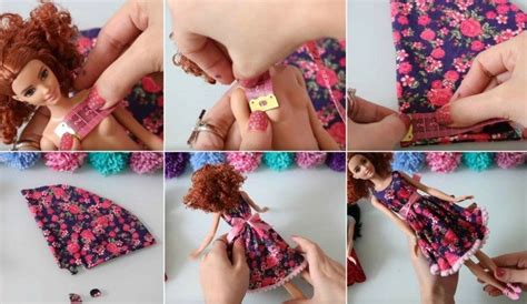 Bücher mit schnittmustern für barbiekleidung ohne nähen bei amazon. DIY Barbie Kleidung mit & ohne nähen - Einfache Anleitungen für Puppen in 2020 | Doll clothes ...