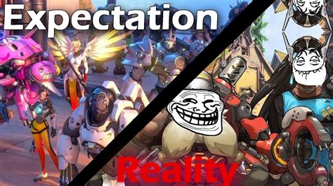 Overwatch Expectation Vs Reality Youtube