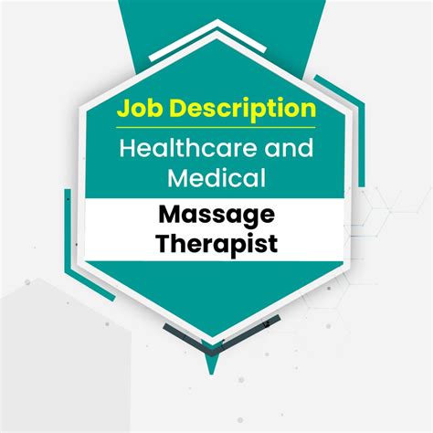 Job Descriptions Massage Therapist