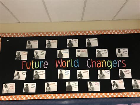 Cute Idea For An Elementary School Classroom Back To School Bulletin
