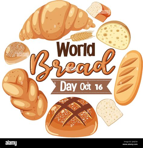 World Bread Day Poster Design Illustration Stock Vector Image And Art Alamy