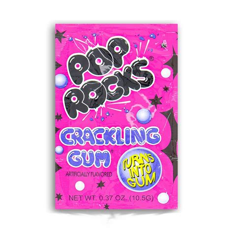 Pop Rocks Bubble Gum Popping Candy 95g American Food Mart