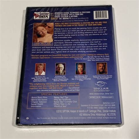 Better Sex Video Series Sexplorations Volumes 1 2 3 DVDs FREE