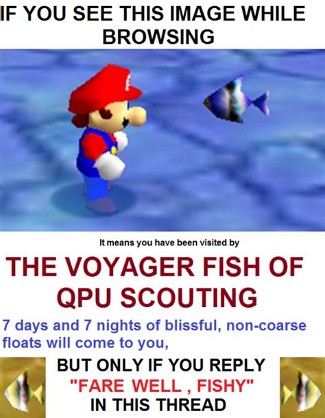 Fare Well Fishy If You See This Image While Scrolling You Have