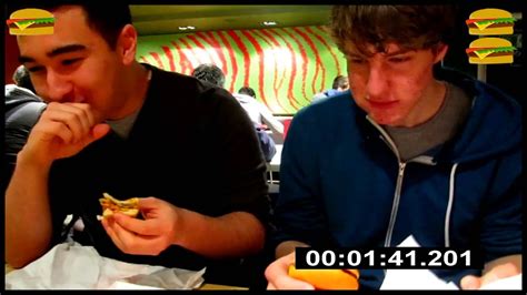 Cheese Burger Challenge Part2 Guys Edition Ft Michael Youtube