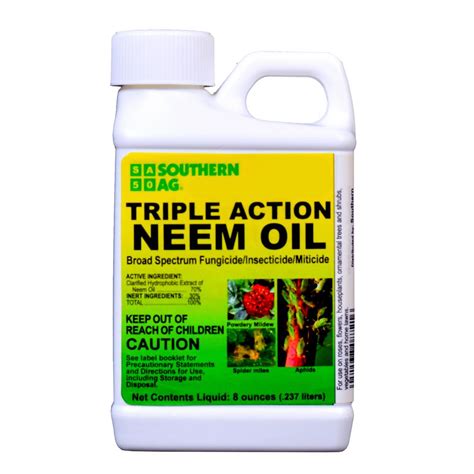 Southern Ag 8 Oz Triple Action Neem Oil 100048933 The Home Depot