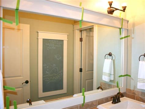 Anyone hanging trim or baseboards? 20 Inspirations Large Framed Bathroom Wall Mirrors ...