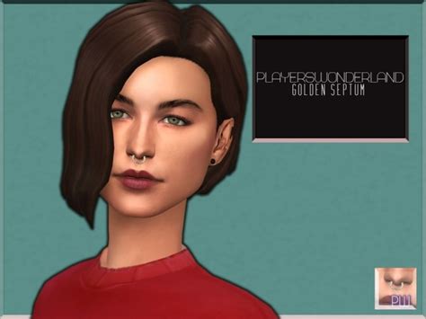 Golden Septum At Pws Creations Sims 4 Updates