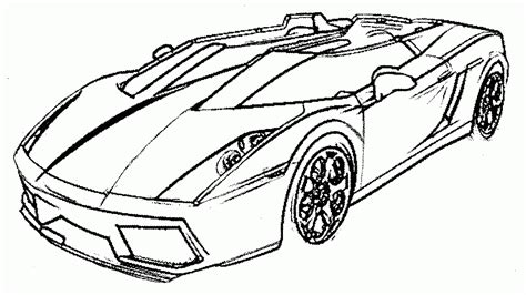 Printable Coloring Pages Of Sports Cars - Coloring Home