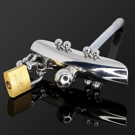 Stainless Steel BDSM Female Chastity Belt Device With Labia And Lips Underwear Vaginal Lock