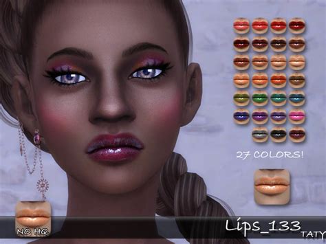 Lips 133 By Tatygagg At Tsr Sims 4 Updates