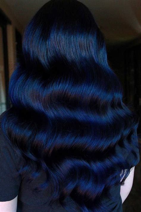 50 Mysterious Blue Black Hair Color Combinations For Deep And Vibrant