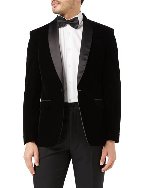 Mens Velvet Blazer One Button Sport Coat Tuxedo Suit Pattern Shawl