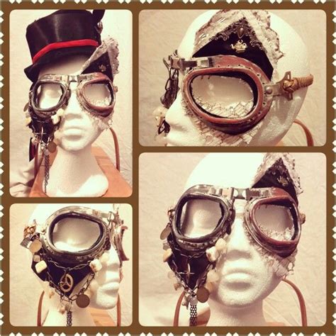 Steampunk Larp Cosplay Goggles Mask Awesome Handmade Mask Inspired My