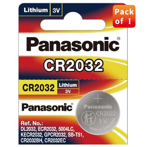 Cr2032 Genuine Panasonic Lithium Battery 3v Cr 20325be Shopee Malaysia