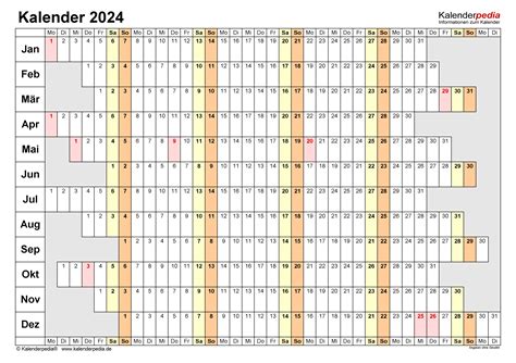  2024 Kalender Zum Ausdrucken