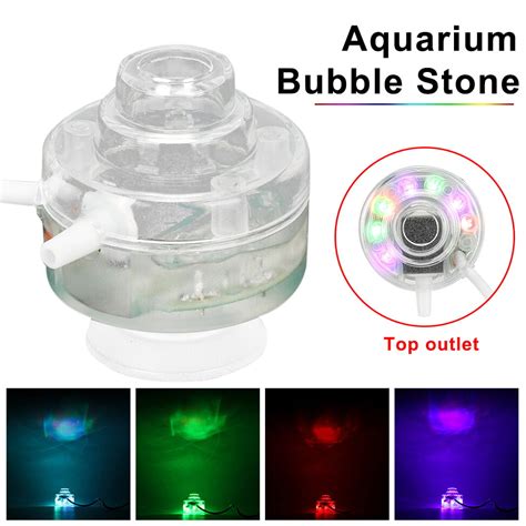 Aquarium Bubbler Submersible Led For Fish Tank Underwater Bubble