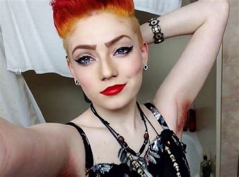 Trend Alert Dyed Armpit Hair Fashion