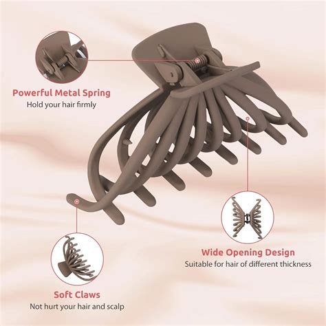 Inch Extra Large Hair Clips Claw Clips For Women Thick Hair Lolalet