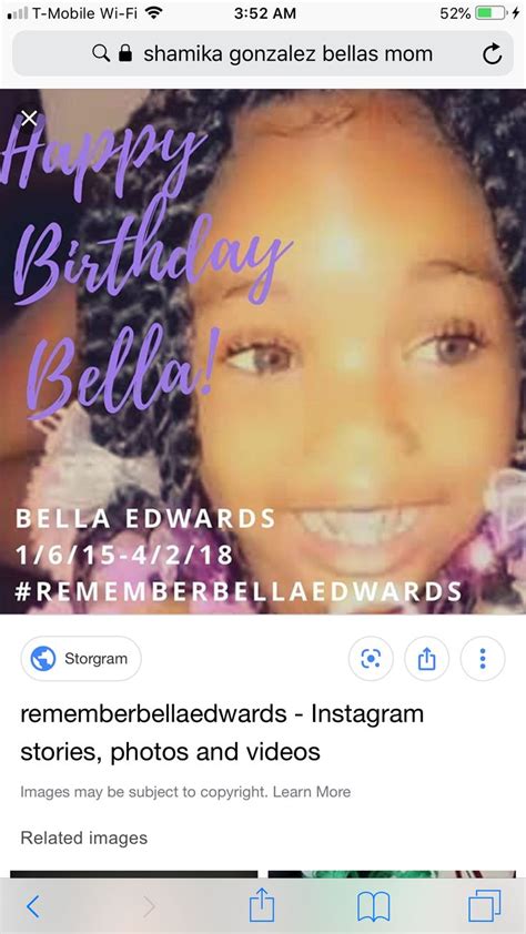 Pin By Rihana Sargeant On Rip Bella Skye Edwards Happy Birthday Bella Instagram Story Photo