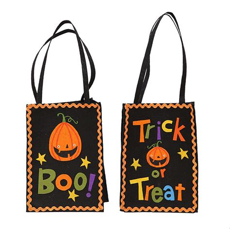 Halloween Candy Bag T Bags Pumpkin Trick Or Treat Bags Sacks