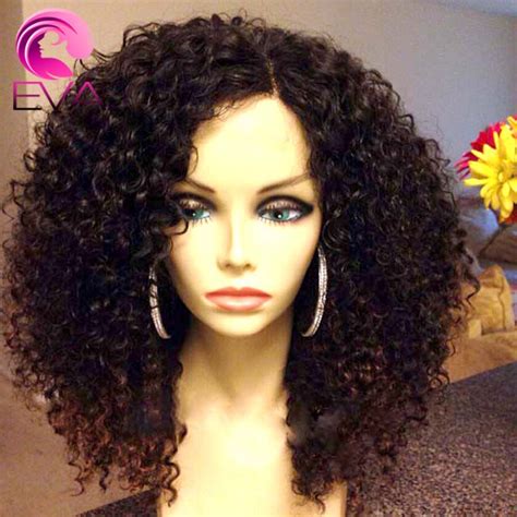 Glueless Full Lace Human Hair Wigs For Black Women 8a Grade Afro Kinky Curly Wig Short Human
