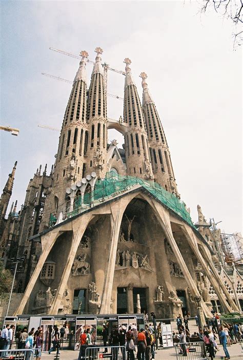 Barcelona Spain Sagrada Familia Basilica By Antoni Gaudí Original