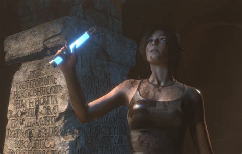 Wallpaper lantern, cave, lara croft, rise of the tomb raider images for ...