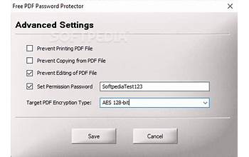 Instant PDF Password Protector screenshot #1