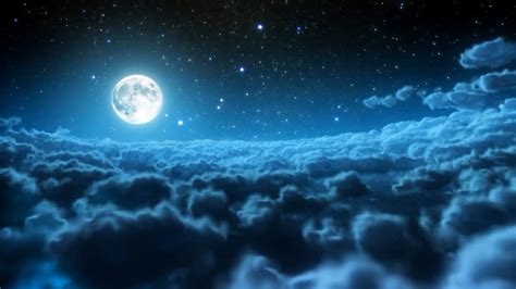 Картинки природа пейзаж ночь ночной луна лунный звезда звёзды