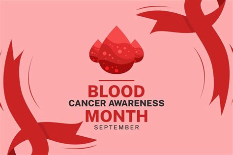 Premium Vector Vector Illustration Of Blood Cancer Awareness Month