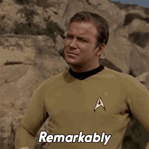 Remarkably Peaceful Captain Kirk GIF Remarkably Peaceful Captain Kirk