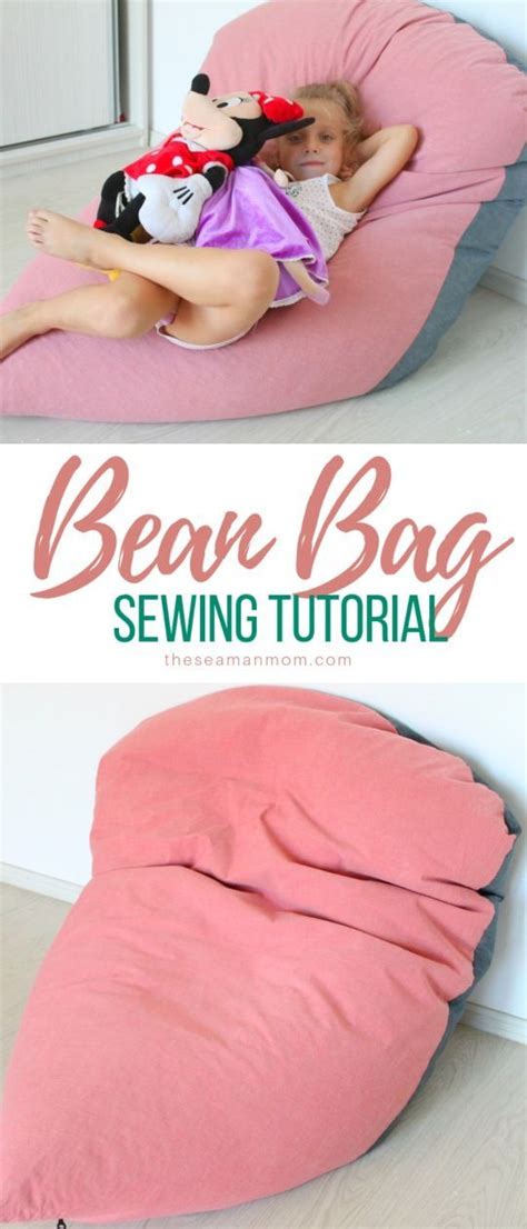 Make Your Own Bean Bag In 30 Minutes With This Easy Bean Bag Tutorial