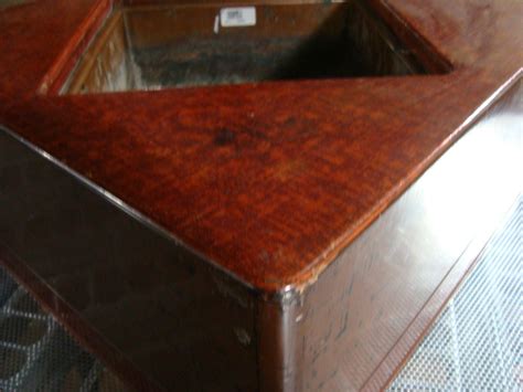 Rare Large Square Negoro Lacquered Japanese Hibachi For Sale At 1stdibs