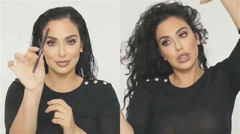 Huda Kattan Shows Followers How To Curl Hair With Lip Pencils Harpers Bazaar Arabia