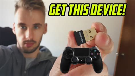 How To Connect Your Ps4 Controller To Your Pc Wirelessbluetooth Youtube
