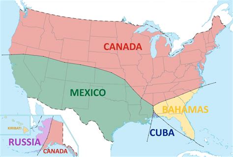 Borders Of The United States Vivid Maps