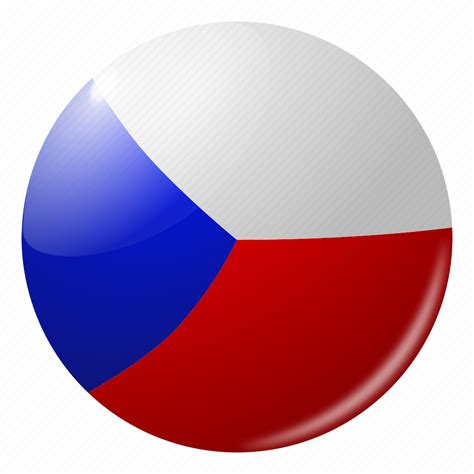 Circle Country Czech Flag Flags Round National Icon Download On