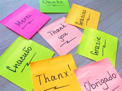 Thank You In Multiple Languages Stock Photos Pictures And Royalty Free
