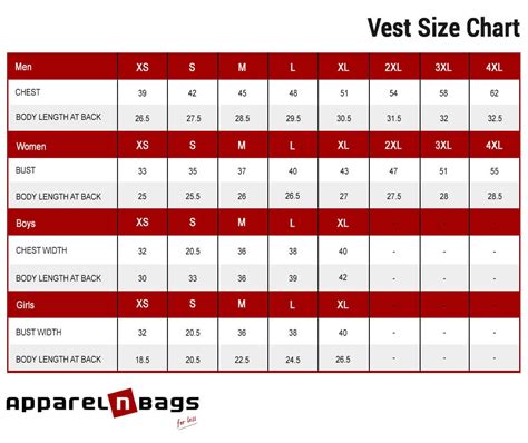 Precise Jacket Size Chart And Measurement Guide Apparelnbags