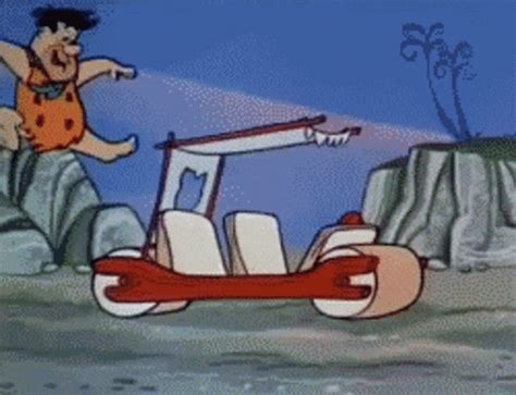 Flintstones Car Gifs Tenor
