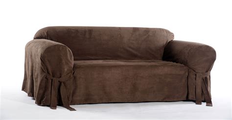 Unlike traditional slipcovers, stretch cover slipcovers contain a special expandable blend, allowing the material to stretch and recover where sure fit stretch suede 2 piece slip cover on qvc. Classic Micro Suede Sofa Slipcover