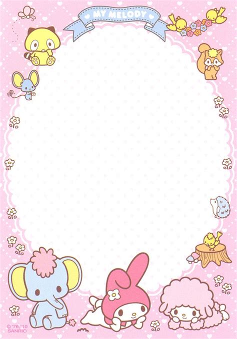 Sanrio My Melody Decorative Stickers Memo My Melody My Melody