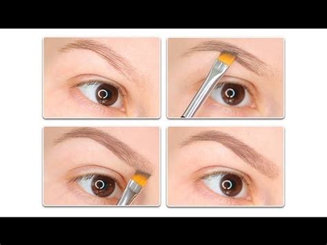 Start giving a shape to the eyebrow from that point onwards. Как нарисовать брови обычными тенями?/How to fill in your ...