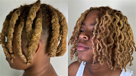 How To Get Curly Dreads Twist Out Youtube
