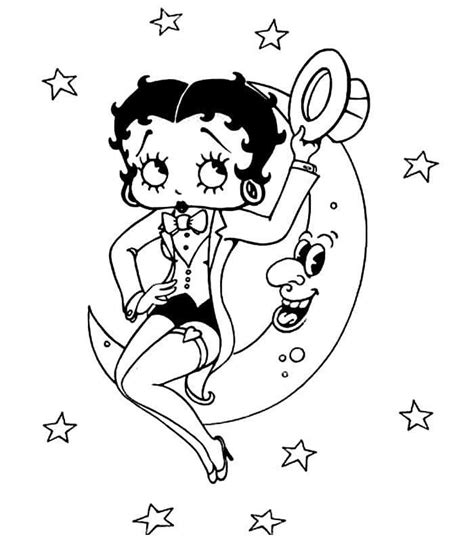Amazing Betty Boop Coloring Page Download Print Or Color Online For Free