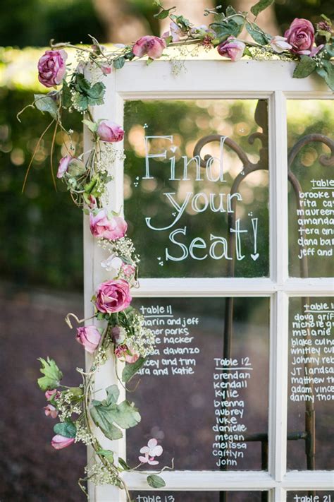 18 Creative Ways To Display Your Wedding Table Plan Weddingsonline